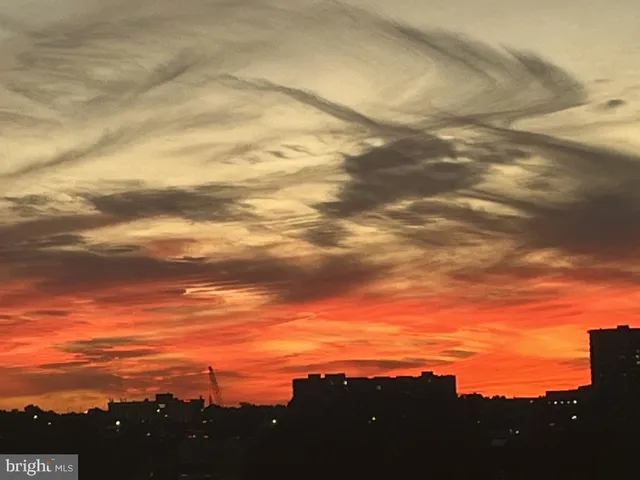 a city view from the balcony
