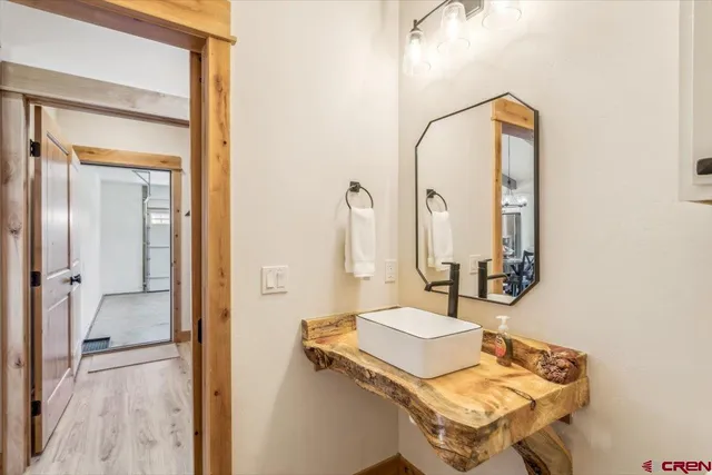 a view of storage and utility room with washer and dryer