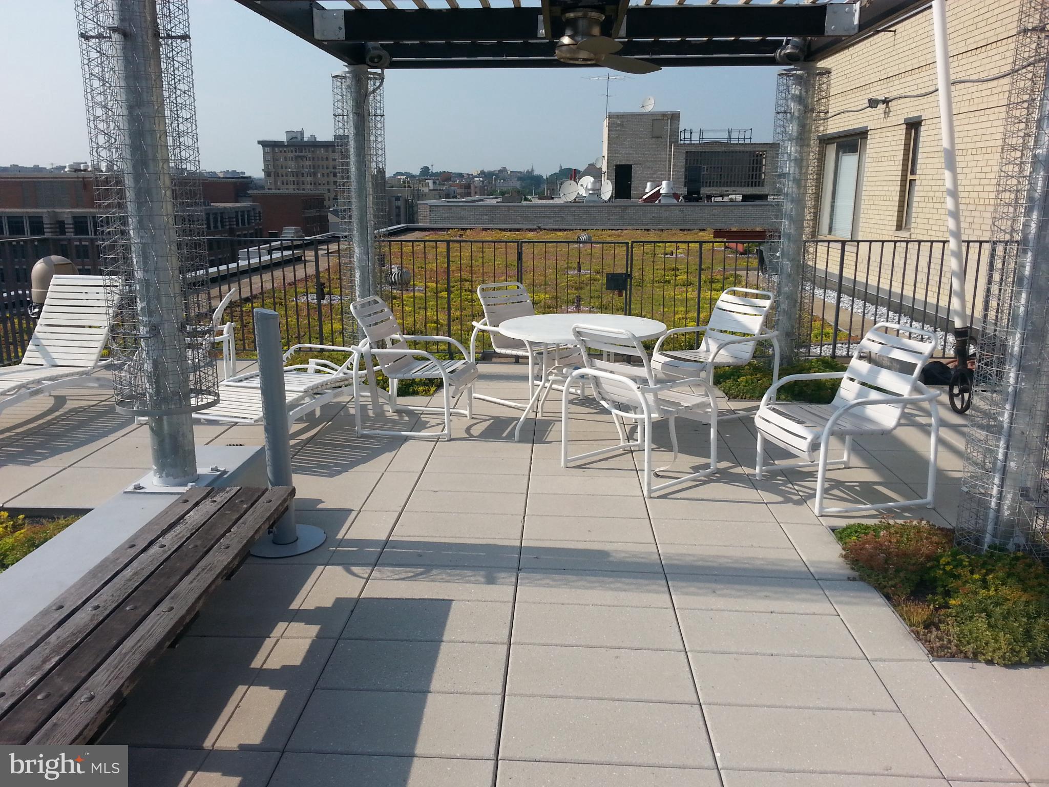 1 Scott Circle Northwest, Unit 203 Washington, DC 20005 - Photo 14 of 17 Rooftop retreat with city skyline views.