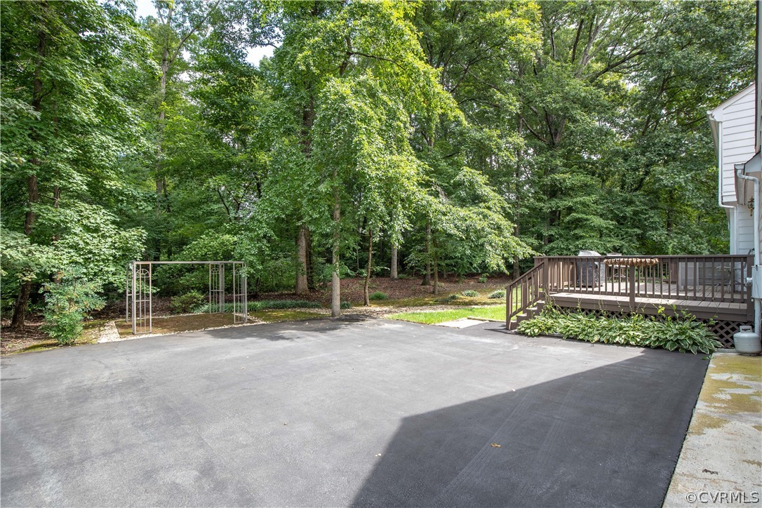 13312 Lady Ashley Road Midlothian, VA 23114 - Photo 26 of 29 Large parking area and adjoining paver patio in th