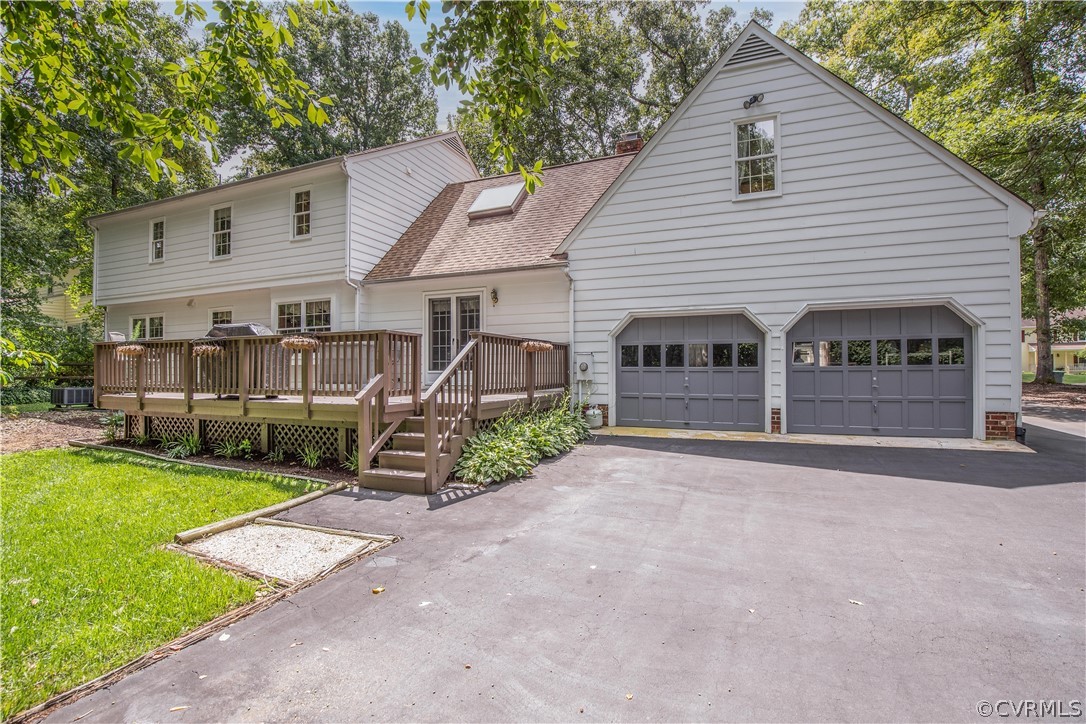 13312 Lady Ashley Road Midlothian, VA 23114 - Photo 27 of 29 The back of the house includes a large deck for ev