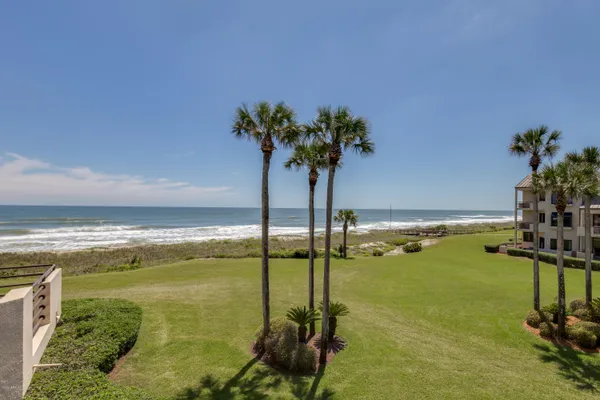 a view of an ocean and beach