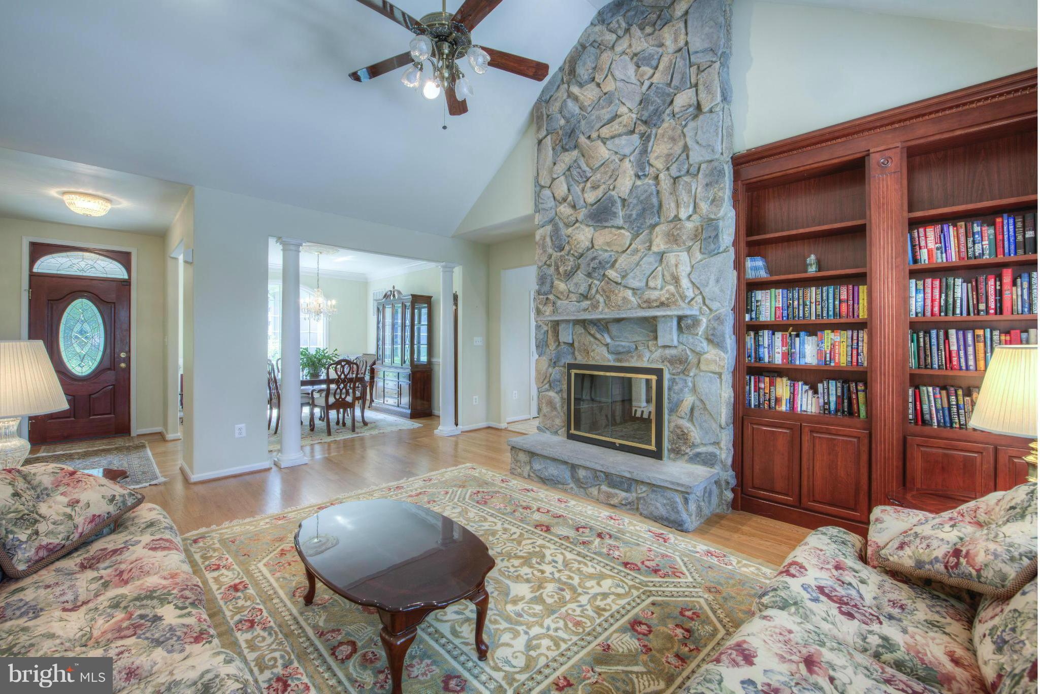 588 Douglas Road Mineral, VA 23117 - Photo 13 of 30 Great room w/hardwood floors & built-ins
