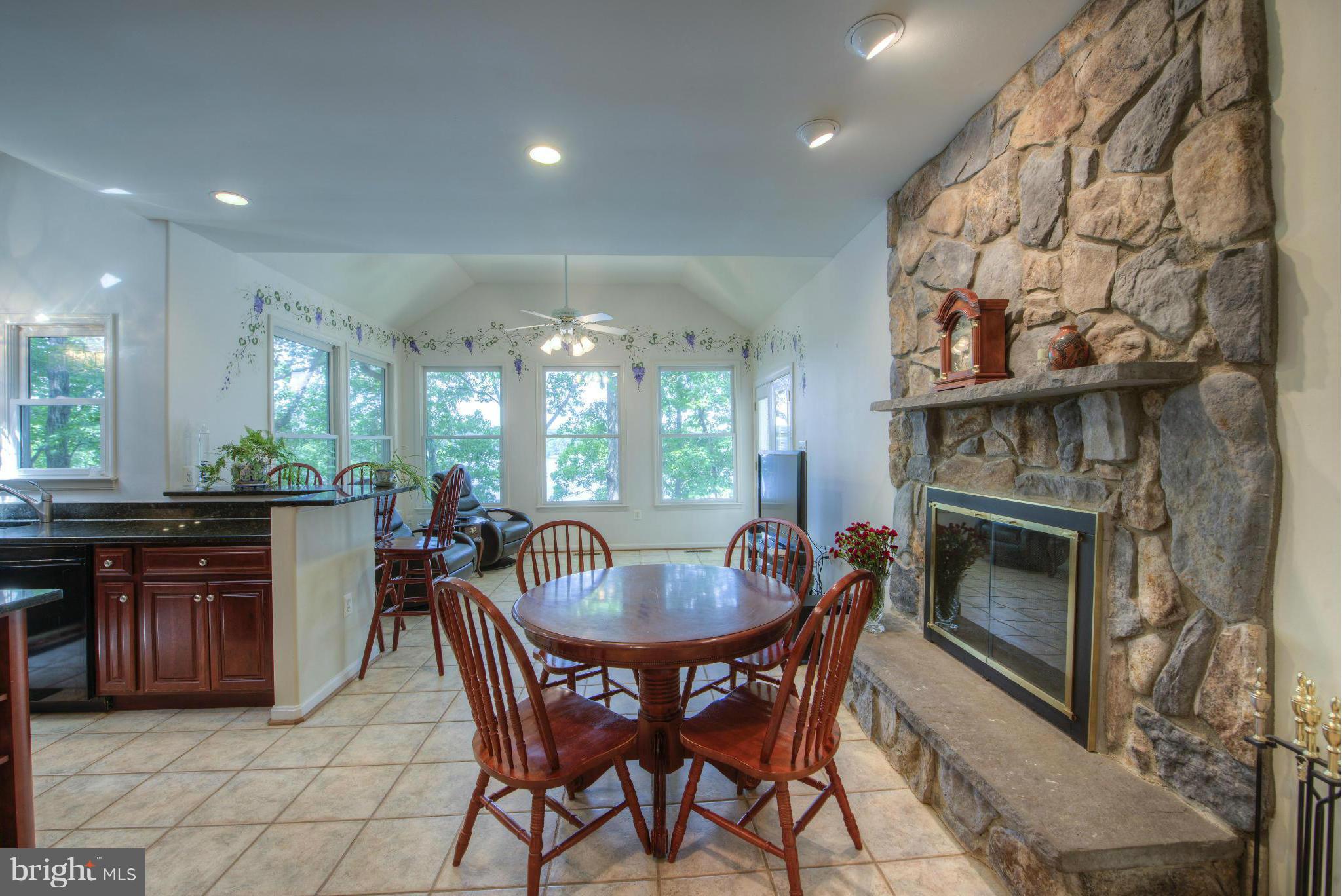 588 Douglas Road Mineral, VA 23117 - Photo 15 of 30 Kitchen w/gorgeous stone fire place