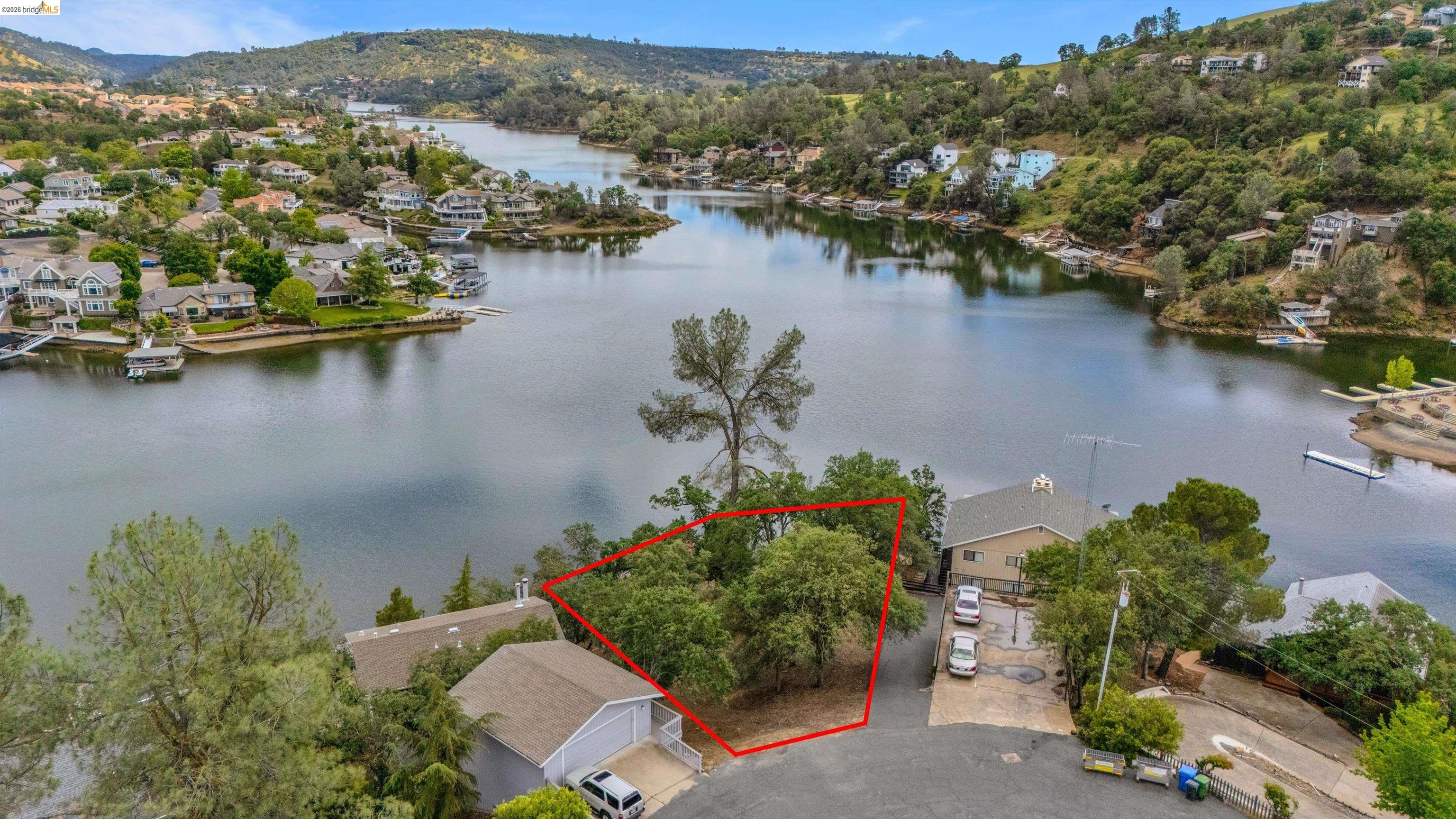 4459 Council Trail Copperopolis, CA 95228 - Photo 11 of 16 an aerial view of lake residential house with outdoor space
