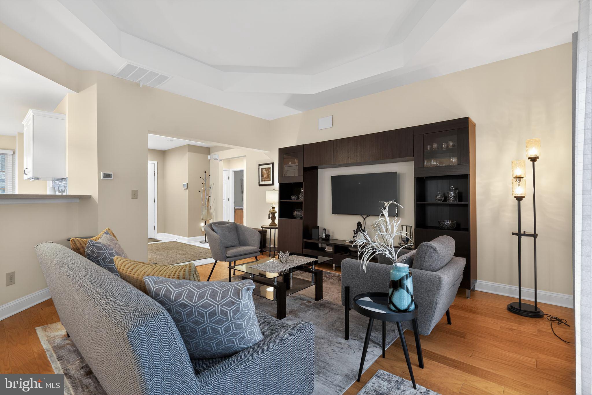 13 Hedge Row Road Princeton, NJ 08540 - Photo 16 of 41 a living room with furniture and wooden floor