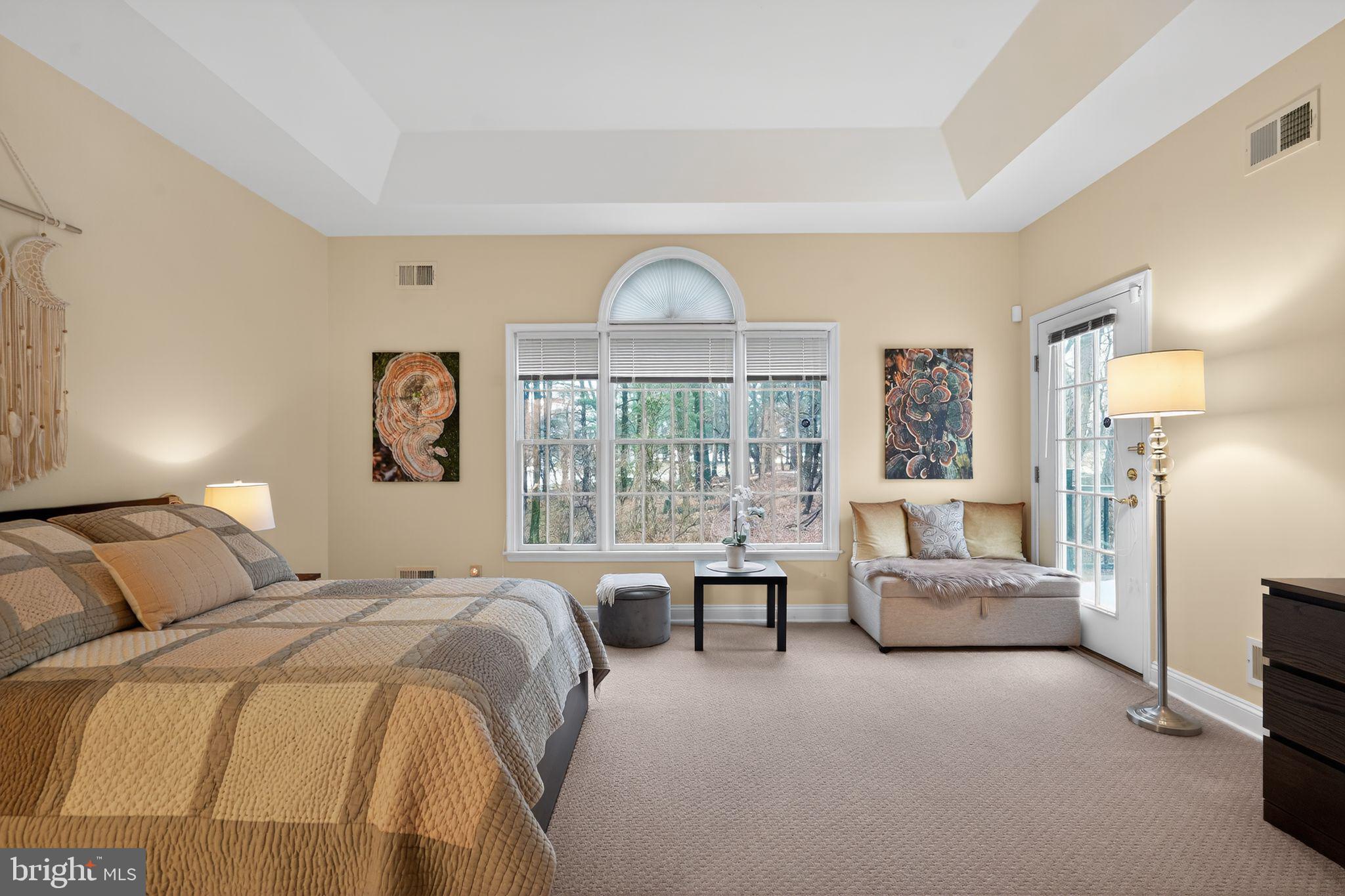 13 Hedge Row Road Princeton, NJ 08540 - Photo 30 of 41 a spacious bedroom with a bed and a large window