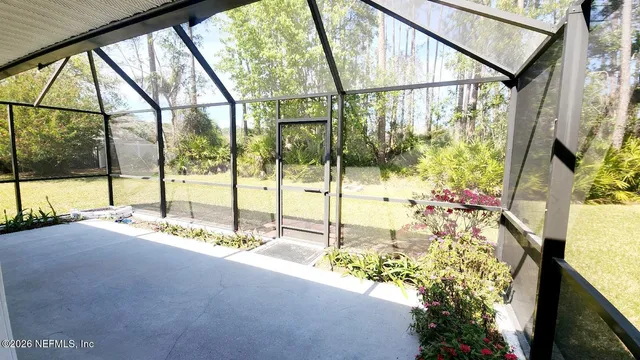 a house with a outdoor space