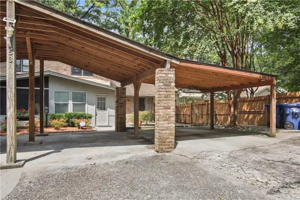 a front view of a house with a garage