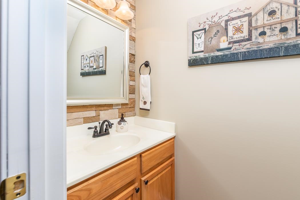 213 Inglecress Road Waynesboro, VA 22980 - Photo 34 of 68 a bathroom with a sink and a mirror