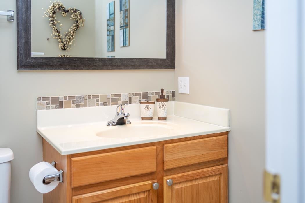 213 Inglecress Road Waynesboro, VA 22980 - Photo 35 of 68 a bathroom with a sink and a mirror