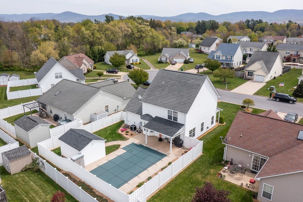 213 Inglecress Road Waynesboro, VA 22980 - Photo 54 of 68 an aerial view of a house with a garden