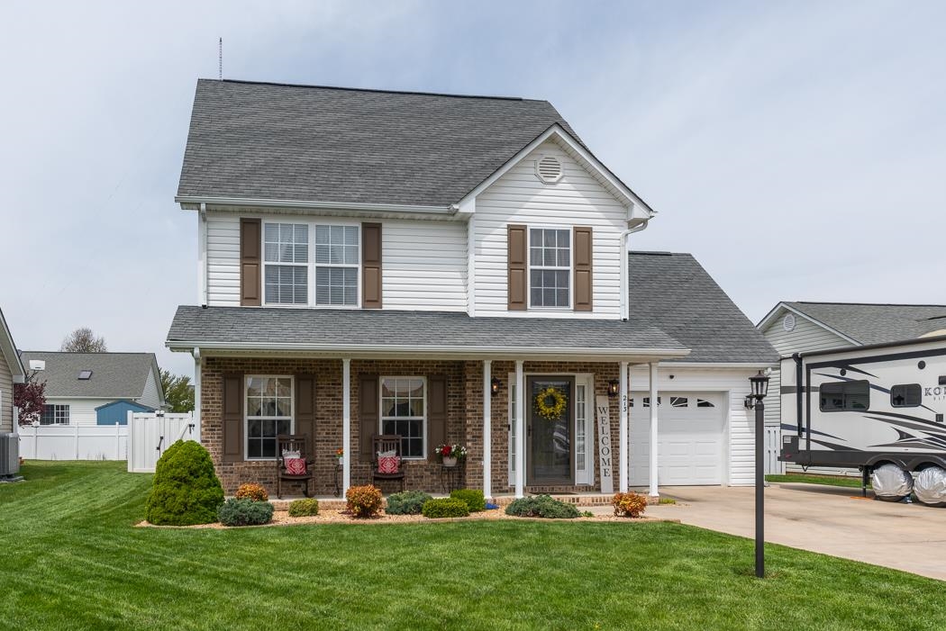 213 Inglecress Road Waynesboro, VA 22980 - Photo 66 of 68 a front view of a house with a yard and porch