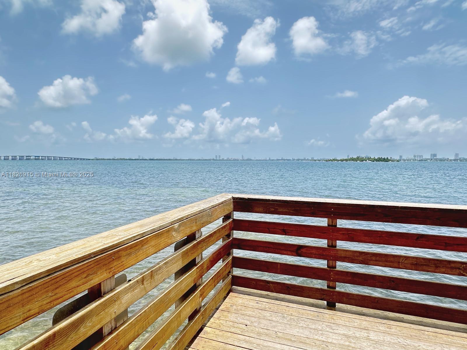 601 Northeast 23rd Street, Unit 1405 Miami, FL 33137 - Photo 22 of 23 a view of outdoor space with ocean view