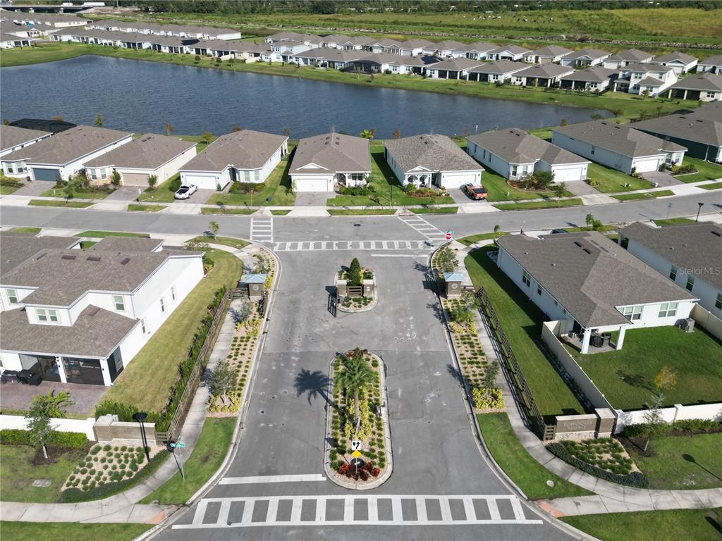 1973 Spring Shower Circle Kissimmee, FL 34744 - Photo 38 of 43 an aerial view of a house with a lake view
