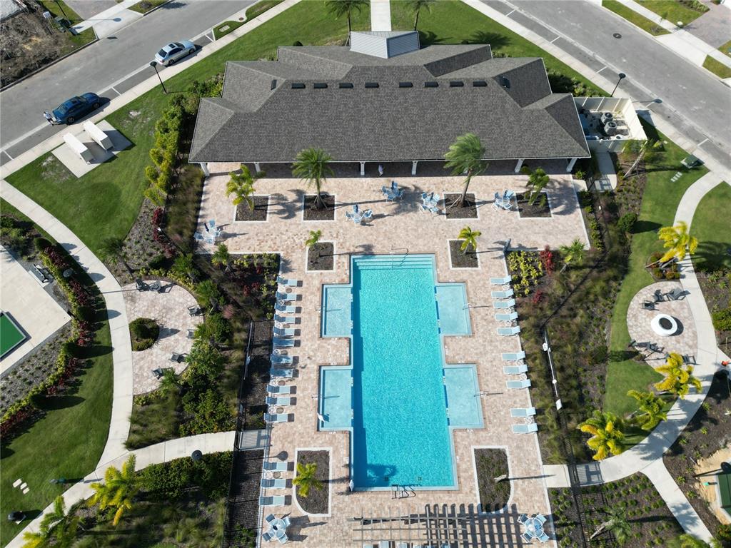1973 Spring Shower Circle Kissimmee, FL 34744 - Photo 40 of 43 an aerial view of residential houses with outdoor space