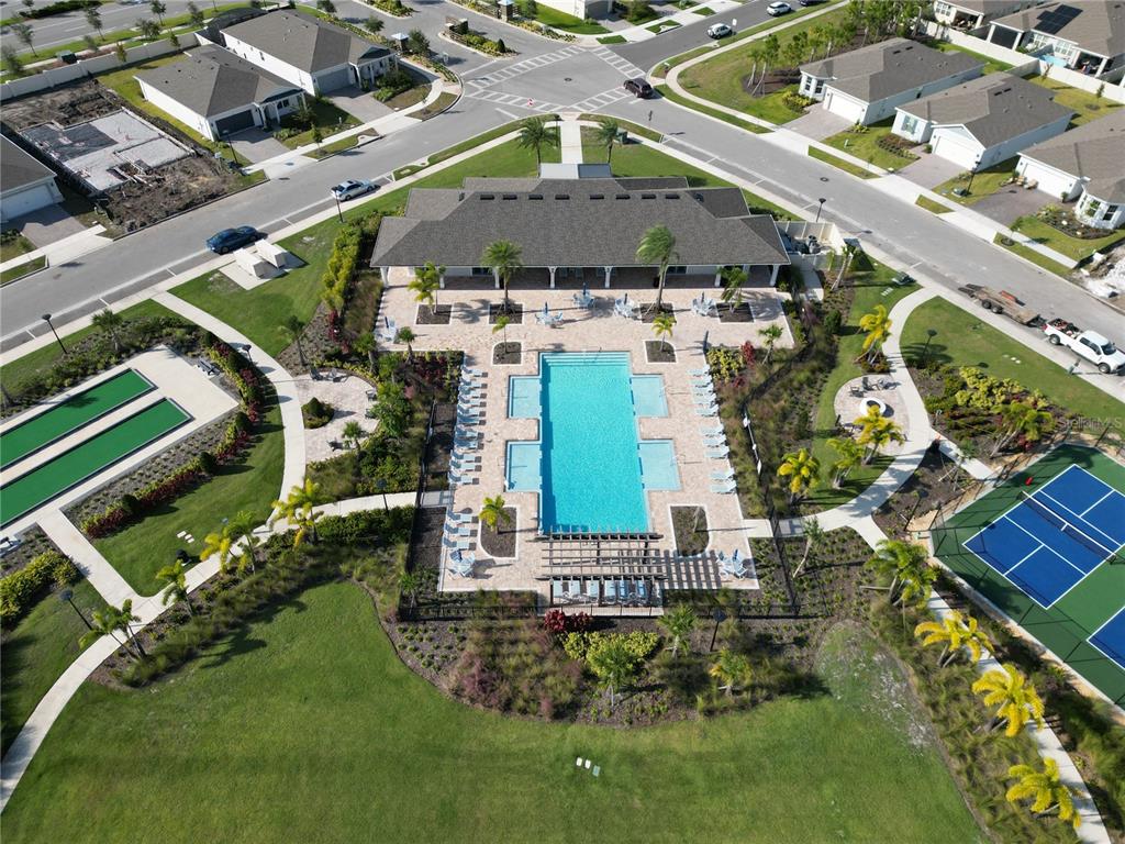 1973 Spring Shower Circle Kissimmee, FL 34744 - Photo 41 of 43 an aerial view of a house with a yard