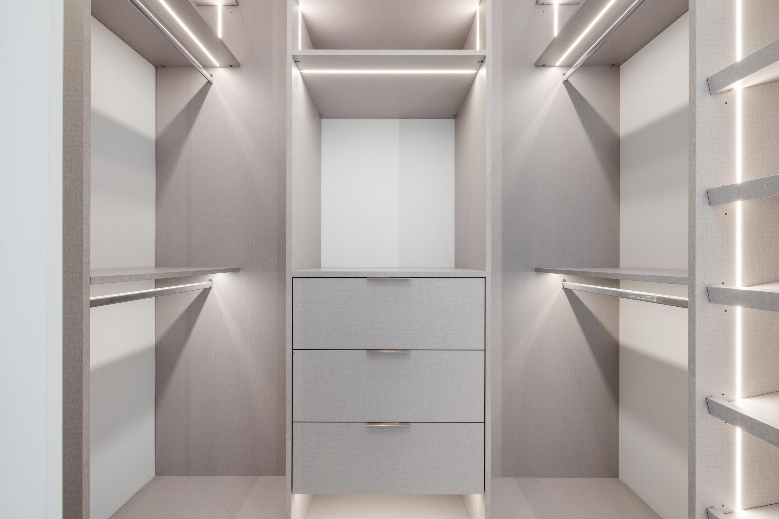 101 Northwest 17th Street Delray Beach, FL 33444 - Photo 35 of 46 a view of walk in closet with empty racks