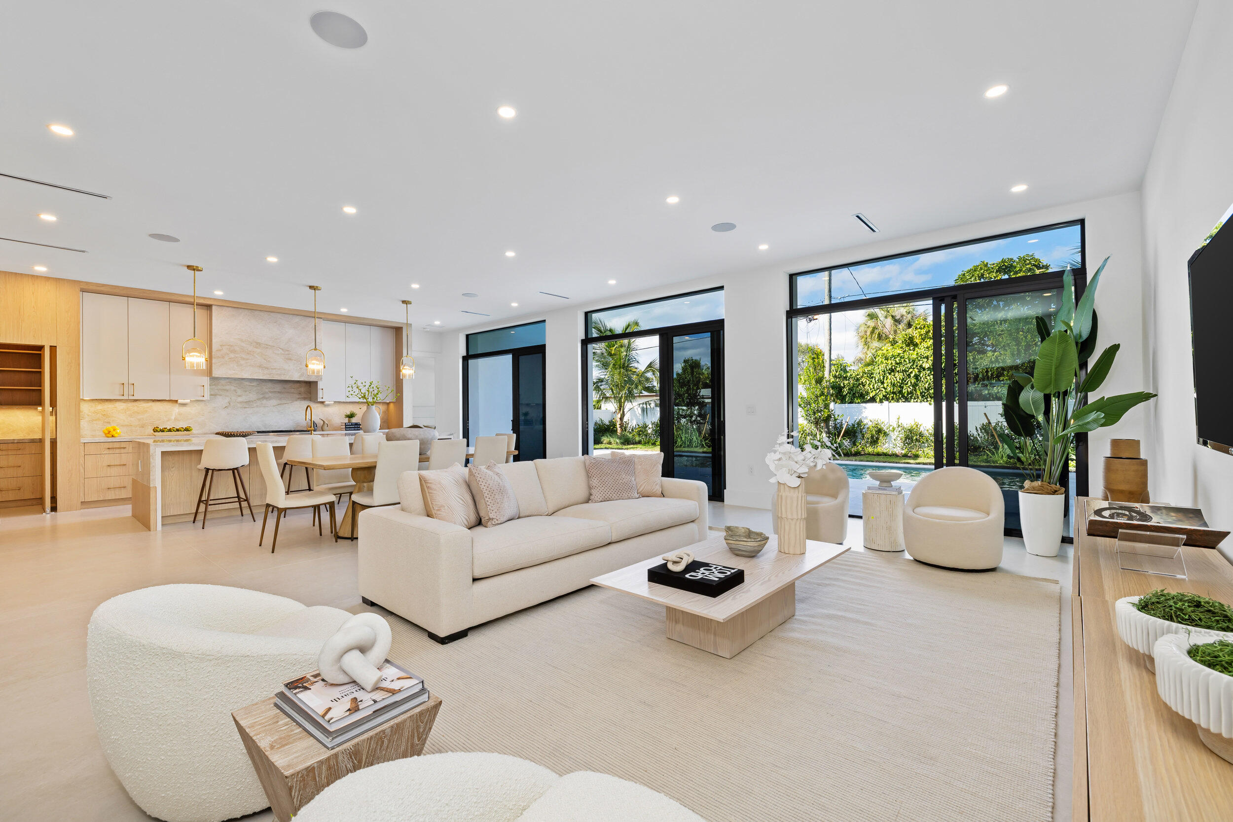 101 Northwest 17th Street Delray Beach, FL 33444 - Photo 7 of 46 a living room with furniture and a large window