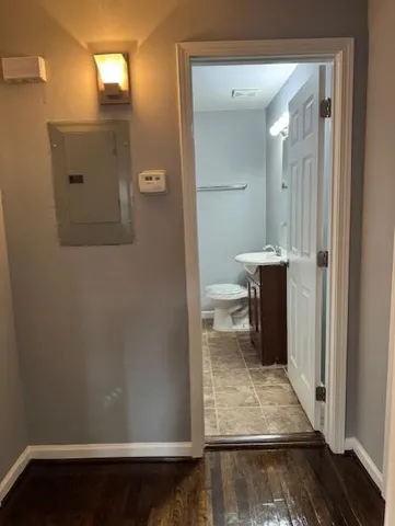 a view of a bathroom