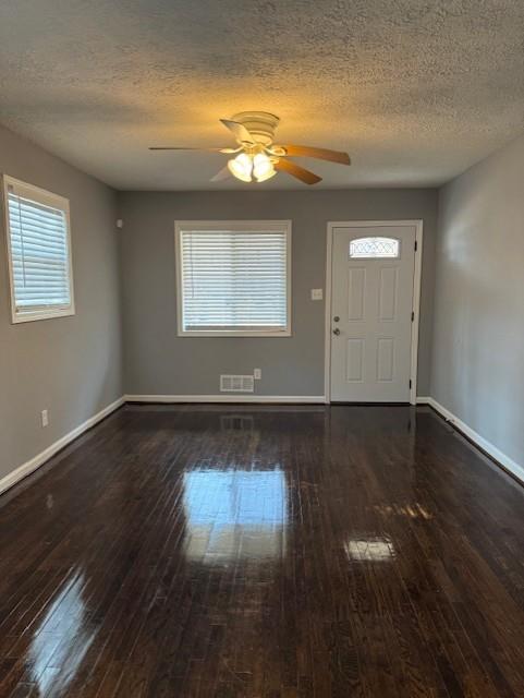 3741 Hopkins Road, Unit A Powder Springs, GA 30127 - Photo 7 of 25 a view of an empty room with wooden floor and a window