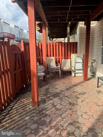 a view of outdoor seating area