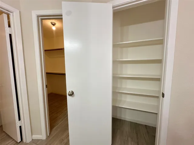 a view of a closet