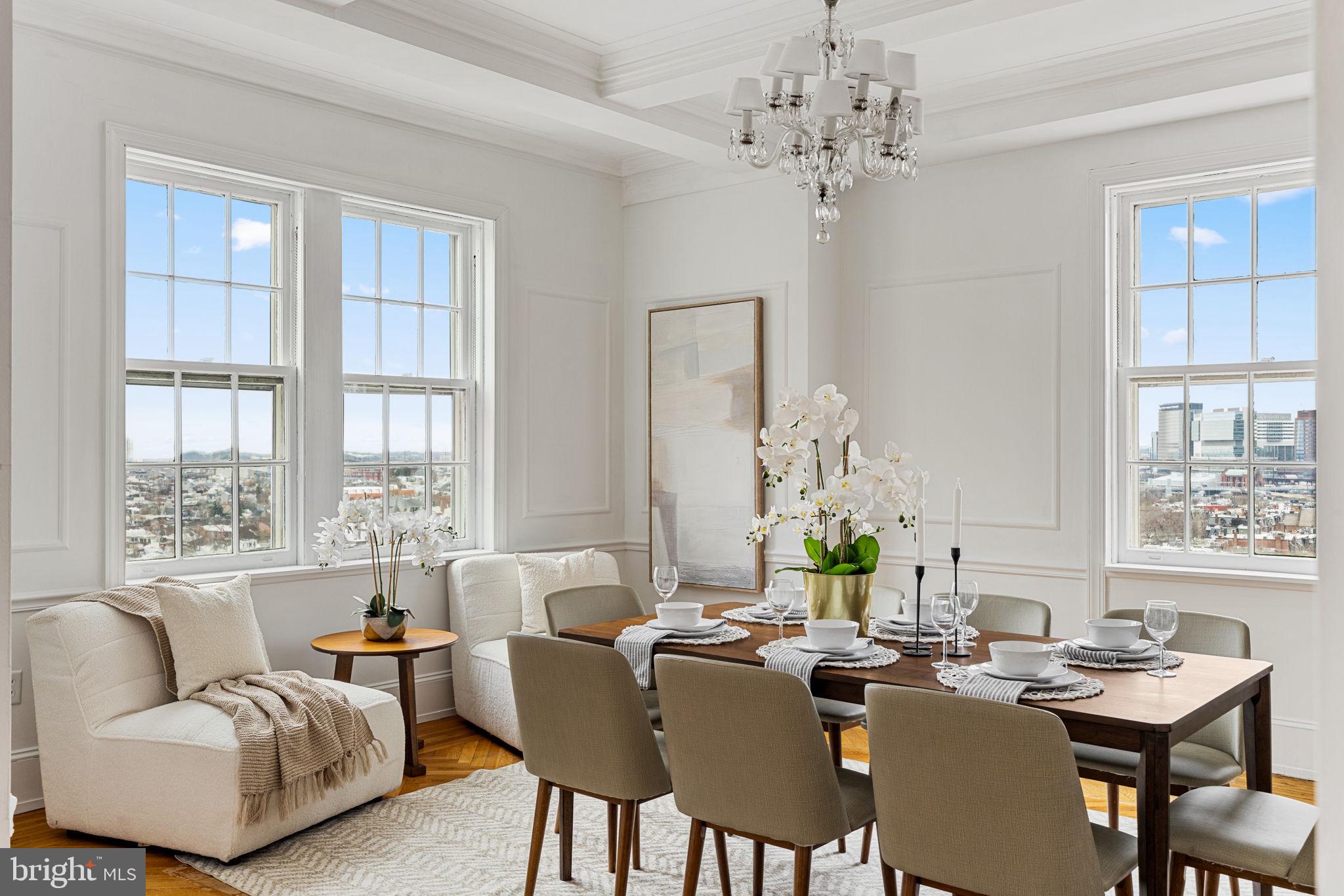 1900 Rittenhouse Square, Unit 12B Philadelphia, PA 19103 - Photo 15 of 41 Dining Area