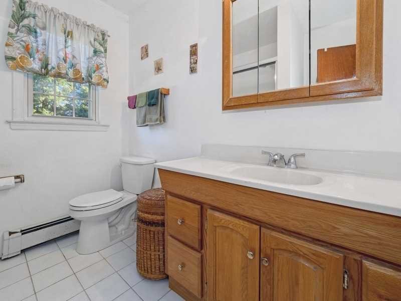 22 Brown Road East Fishkill, NY 12590 - Photo 31 of 37 a bathroom with a sink a toilet and a mirror