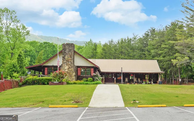 front view of a house with a big yard