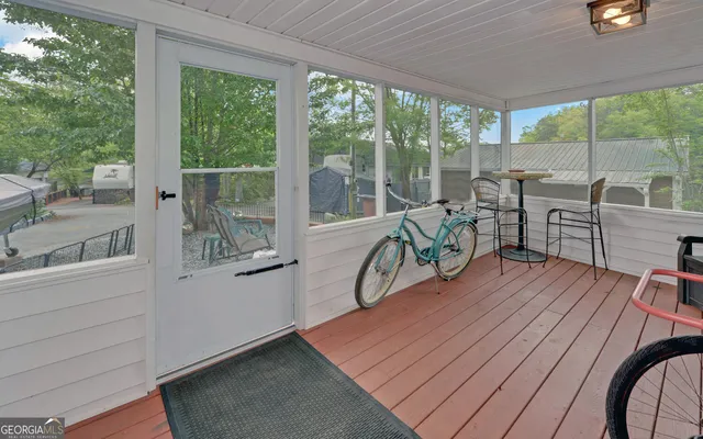 a very nice looking room with a large window