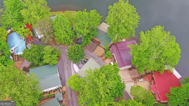 a view of a lake with a lake