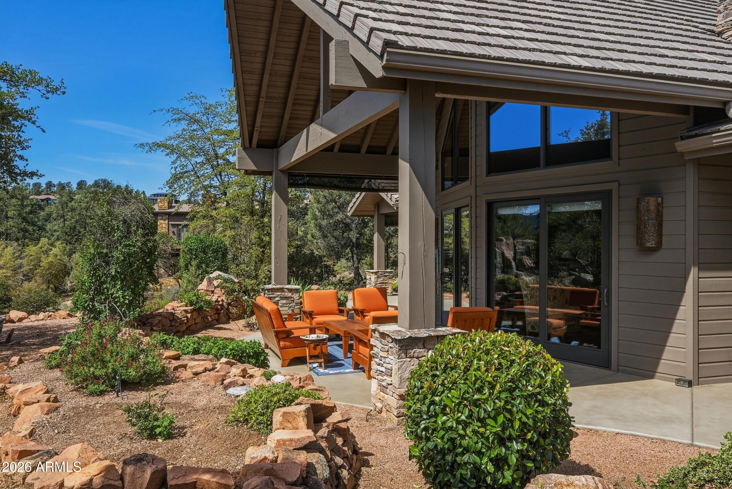 3101 East Mayfield Payson, AZ 85541 - Photo 58 of 71 a view of a house with sitting area and garden