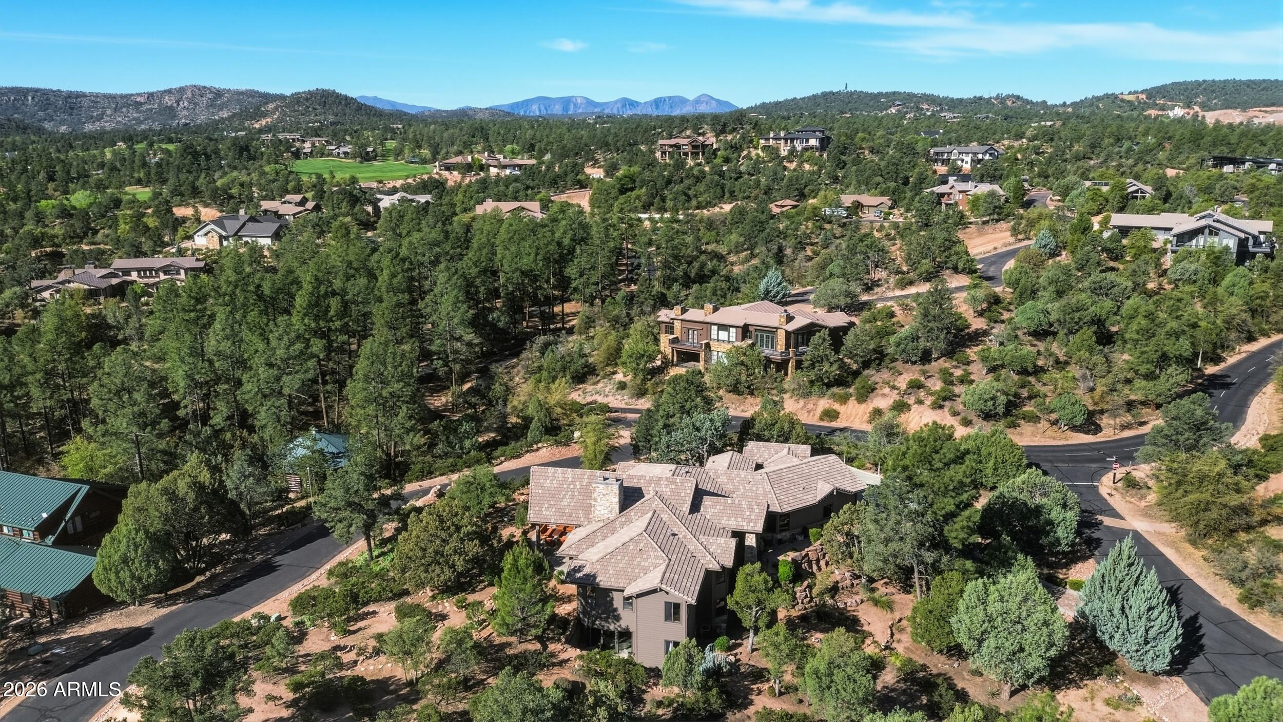 3101 East Mayfield Payson, AZ 85541 - Photo 68 of 71 an aerial view of a city with lots of residential buildings