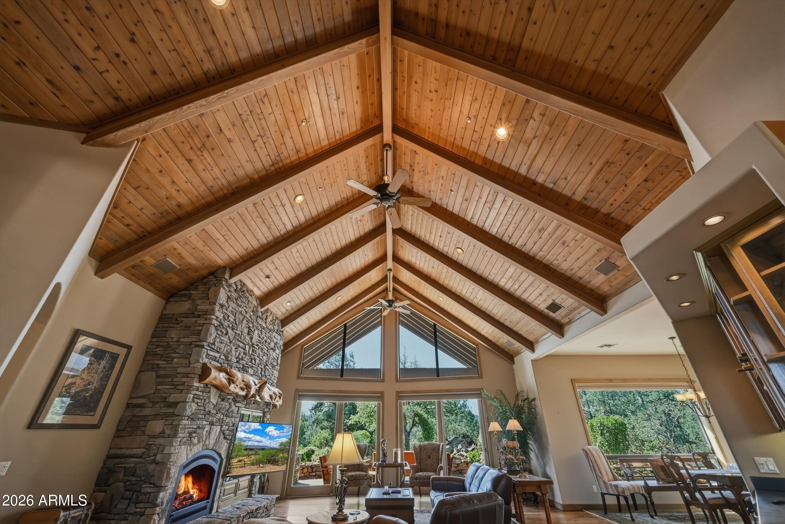 3101 East Mayfield Payson, AZ 85541 - Photo 71 of 71 a view of a living room with furniture and floor to ceiling window