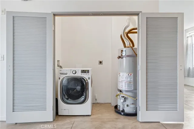 an empty room with a natural light