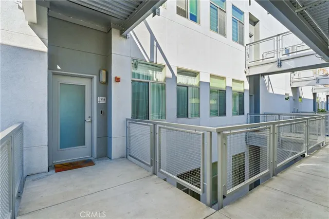 a front view of a building