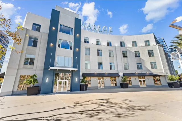 a living room with a rug