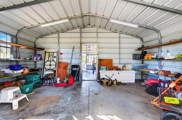a view of storage and utility room