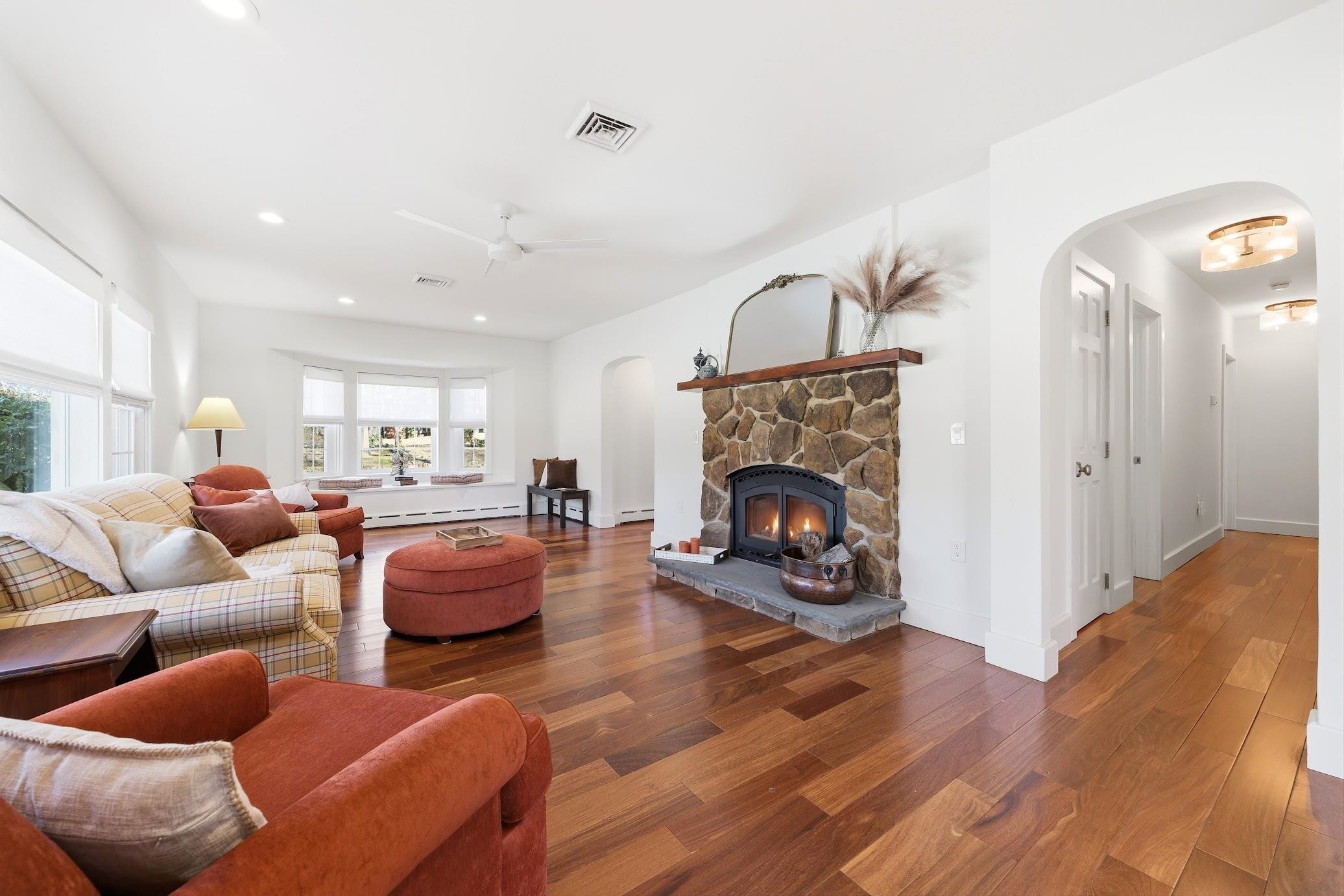 862 Central Hammonton, NJ 08037 - Photo 15 of 46 a living room with furniture and a fireplace