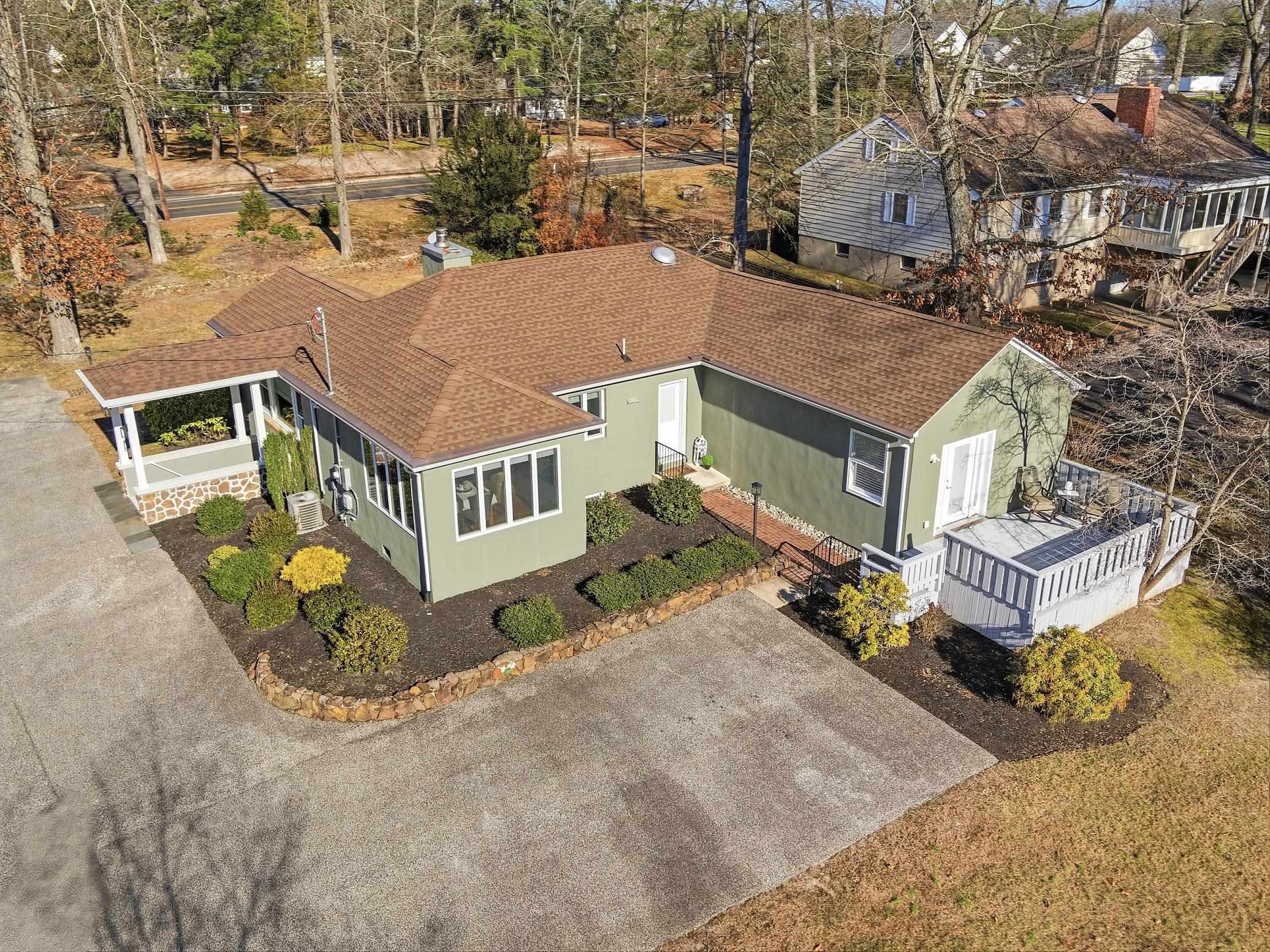 862 Central Hammonton, NJ 08037 - Photo 10 of 46 an aerial view of a house with a yard