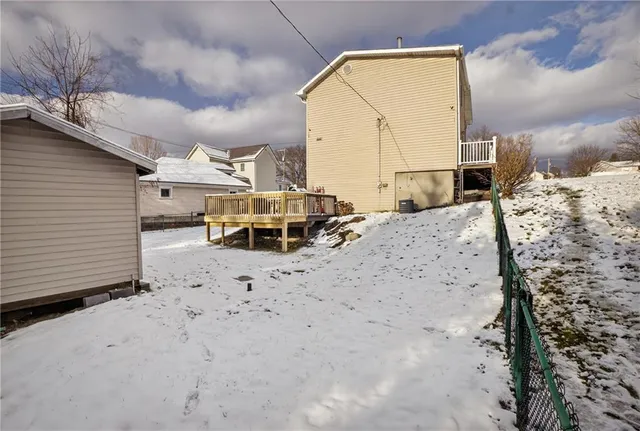 a view of a terrace with furniture