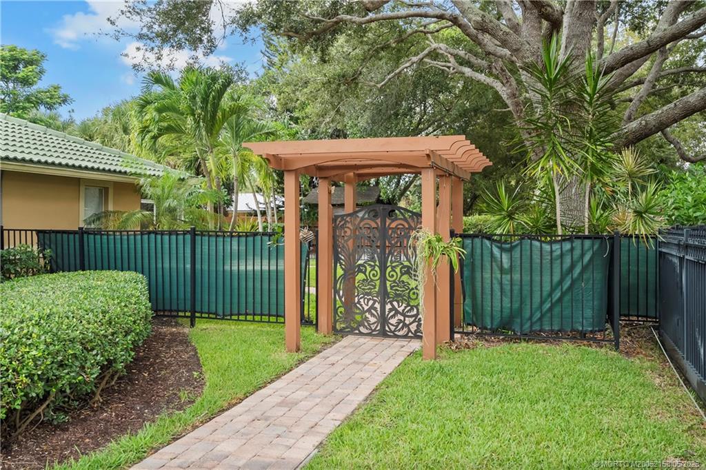 2164 Southeast St Lucie Boulevard Stuart, FL 34996 - Photo 59 of 60 Gate to backyard & pool
