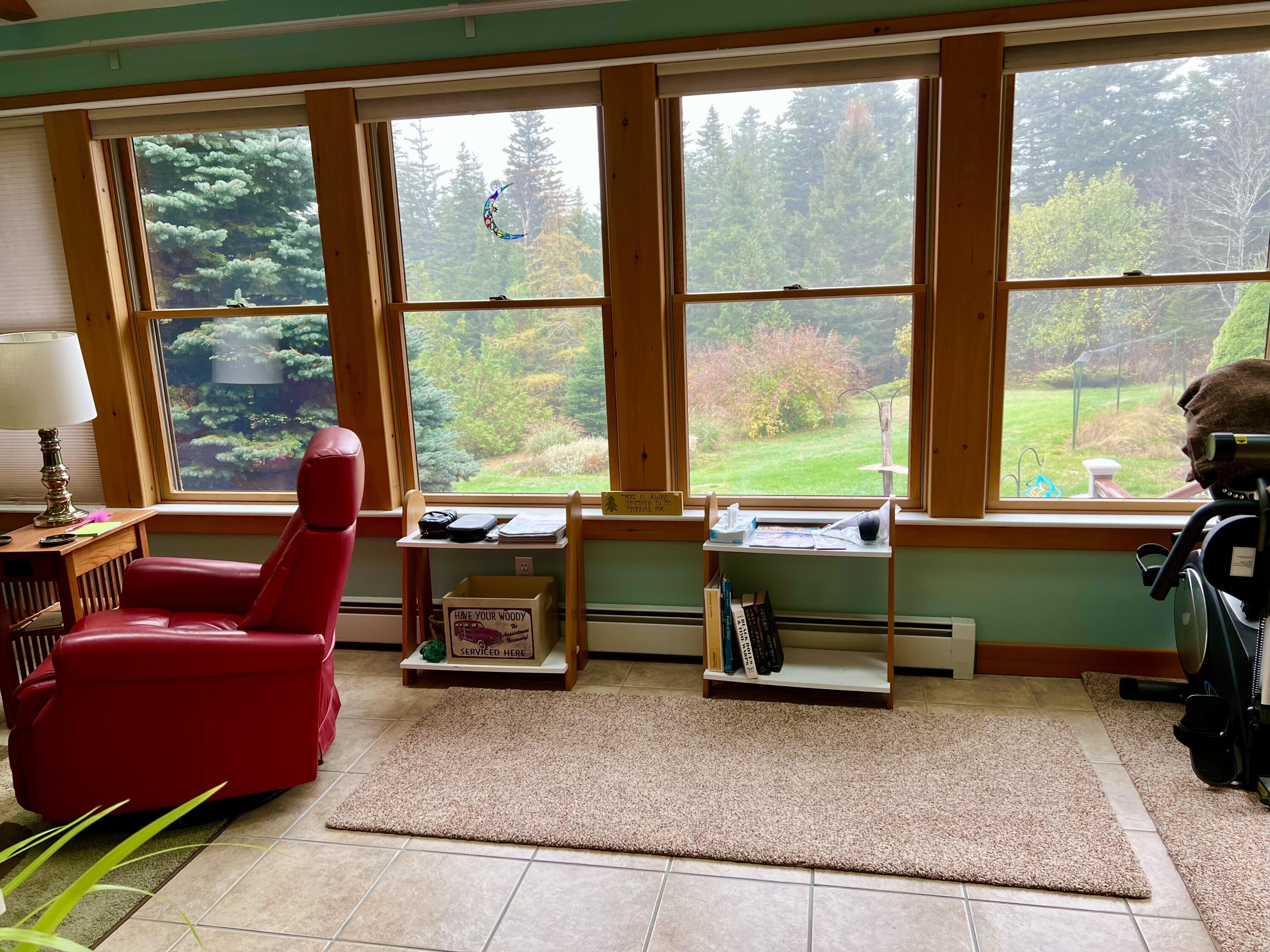 70 Burnt Hill Road Tremont, ME 04653 - Photo 14 of 69 Sunroom looking towards back yard