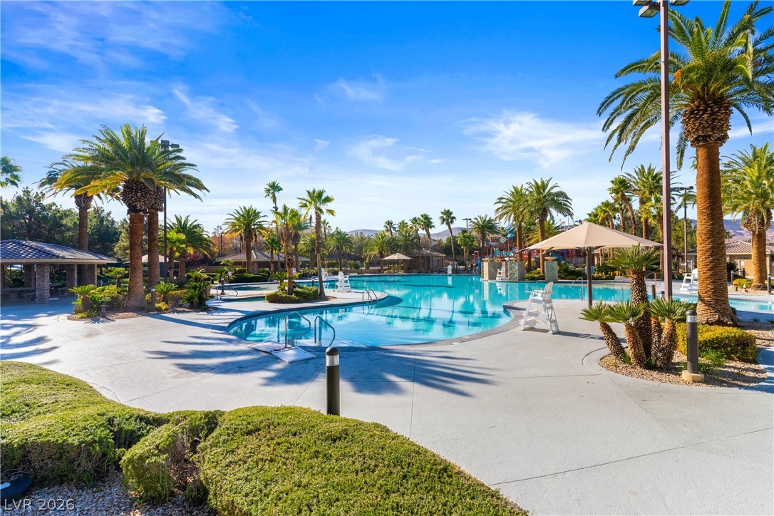 181 Short Ruff Way Las Vegas, NV 89148 - Photo 35 of 43 Community pool featuring a patio