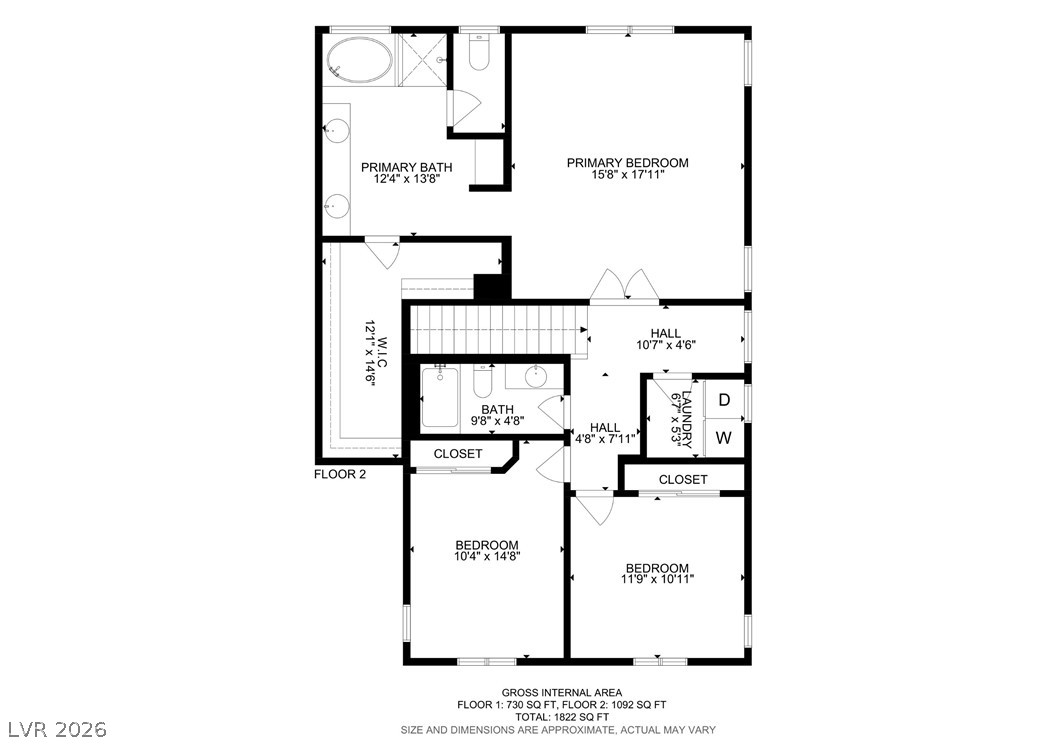 181 Short Ruff Way Las Vegas, NV 89148 - Photo 40 of 43 View of room layout