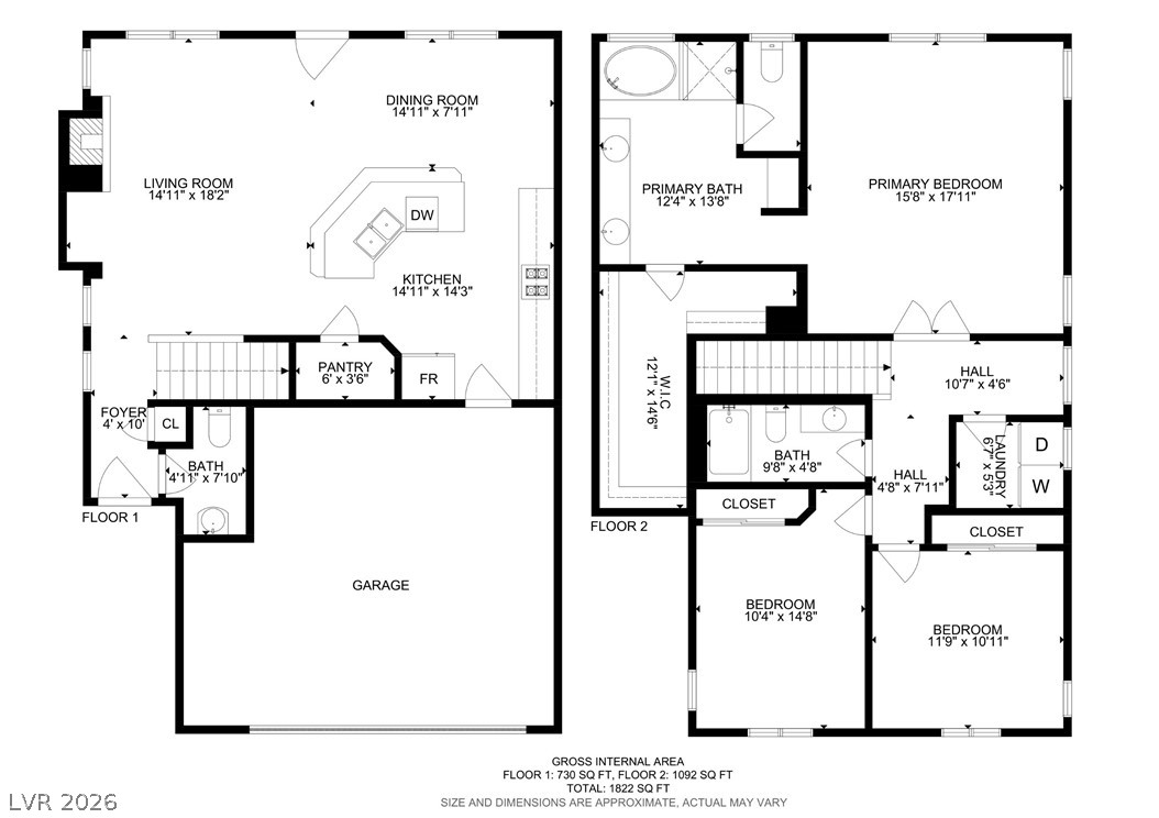 181 Short Ruff Way Las Vegas, NV 89148 - Photo 41 of 43 View of room layout