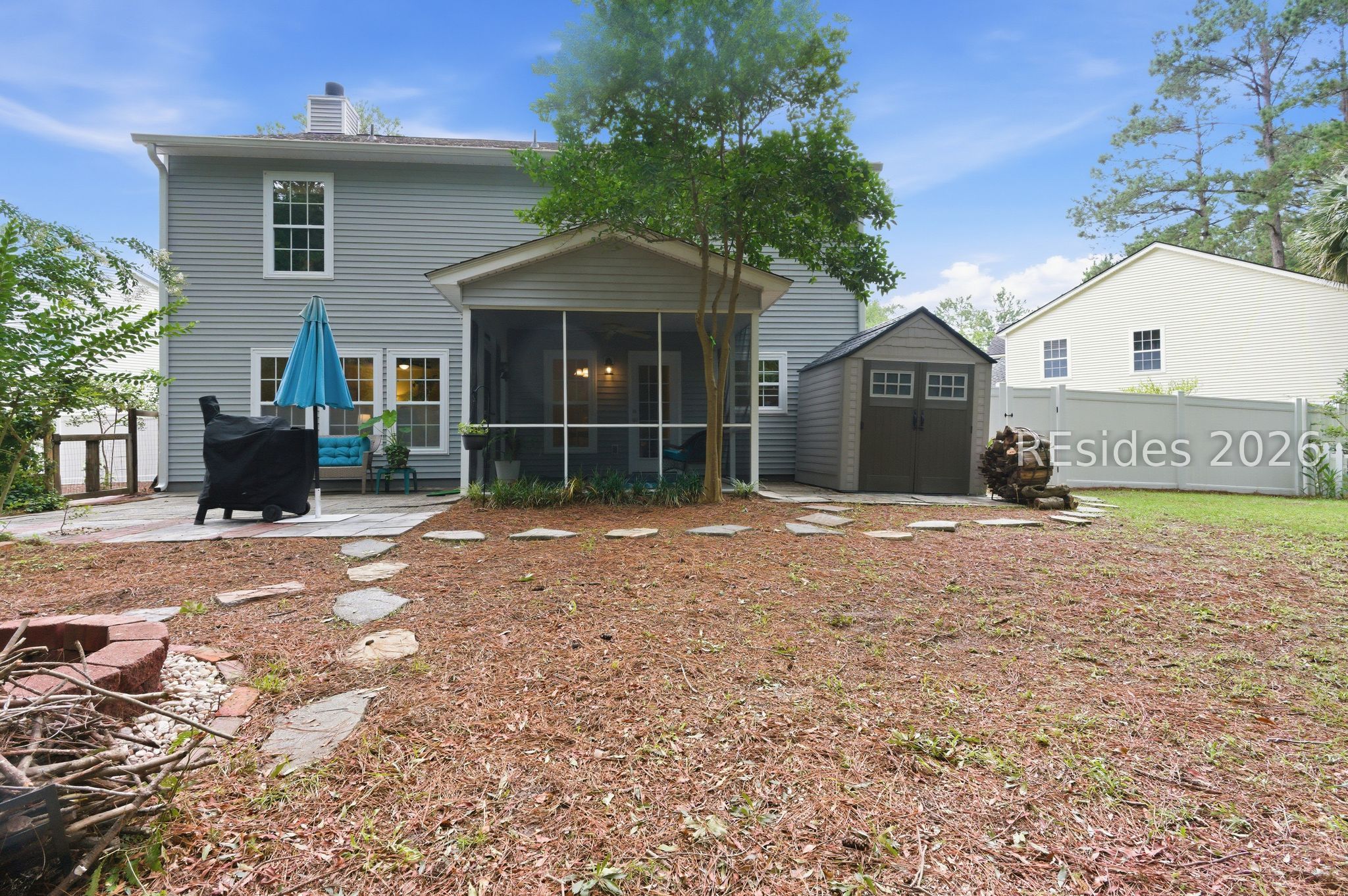 6 Hemlock Court Bluffton, SC 29910 - Photo 43 of 45 Large fenced in yard great for pets and kids.