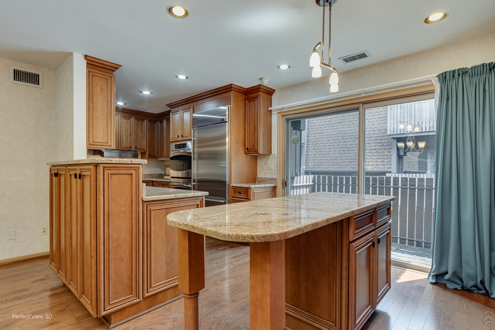 1020 Deerfield Road Highland Park, IL 60035 - Photo 8 of 29 a kitchen with stainless steel appliances granite countertop a sink a stove and a refrigerator