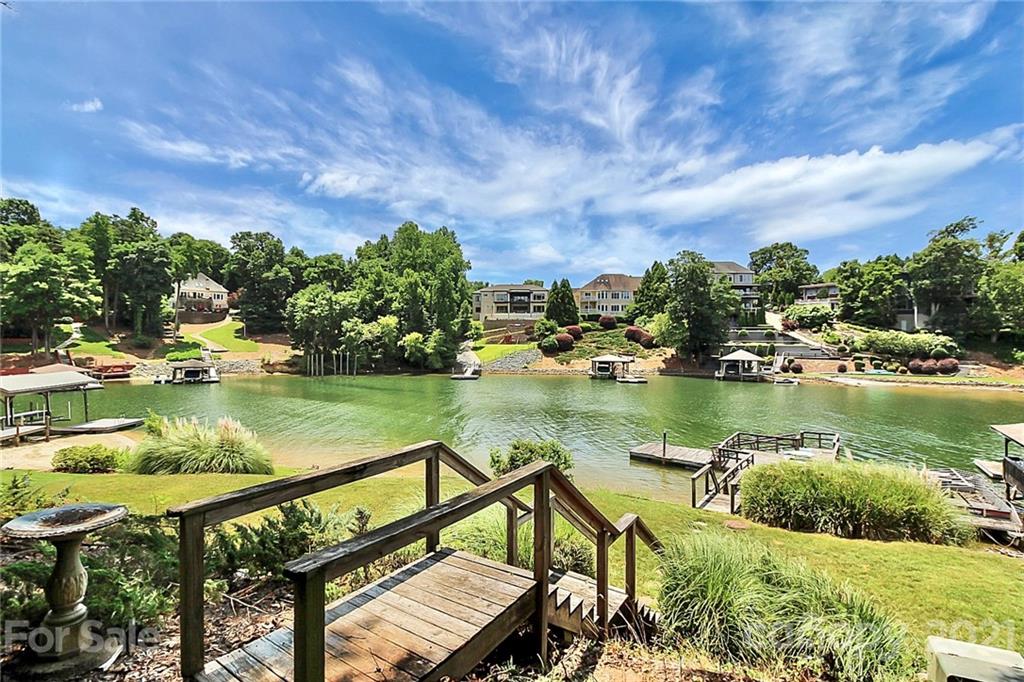 7017 Chelsea Day Lane Tega Cay, SC 29708 - Photo 40 of 48 a view of lake with houses